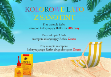 Wakacyjna promocja Farb do włosów Sanotint