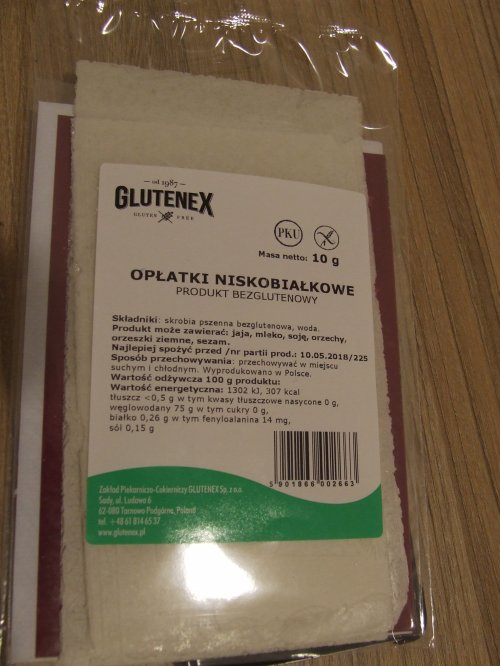 Opłatki bezglutenowe