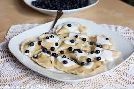 Pierogi z jagodami